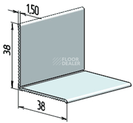 Плинтус Гибкий плинтус (плинтусная лента) Jl 38x38 JL 38x38 фото 1 | FLOORDEALER
